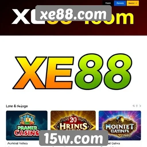 Variedade de jogos disponíveis no xe88.com